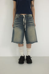 SANDY BERMUDA DENIM PANTS