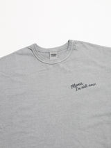 MAMA TEE PIGMENT DYED - GREY