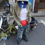 Pado Pebble Bag (Red, White)