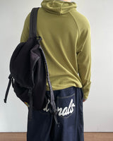 Gets High-neck Waffle Hoodie