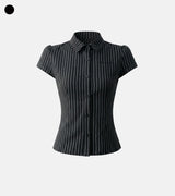 Vera Stripe Slim Shirt