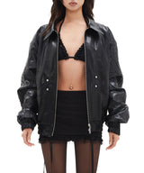 ヒステリックレザーボンバージャケット [Black]