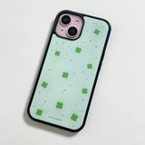 [MADE] cute clover epoxy bumper case
