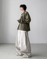 Natty Herringbone Balloon Pants