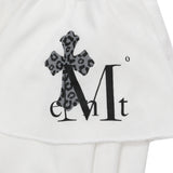 SAHARA LEOPARD CROSS TIERED SKIRT (2Color)