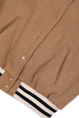 Wool Sporty Jacket [Brown]