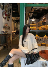 Best Lace V-neck Frill Sleeveless T-shirt