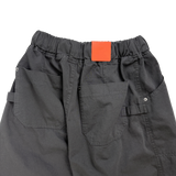 fold double-knee cotton pants
