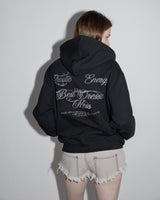BDM Hoodie Zip Up Jacket Black