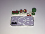 white flower magsafe jelly hard phone case