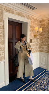 London Basic Oversized-Fit Trench Coat