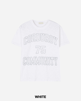 Koi Slub Crop Printed Short Sleeve T-Shirt 3C