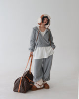Camel quilting quilted earring truffler hat