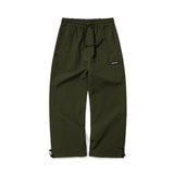 BASIC LOGO WIDE TRACK PANTS KAHKI