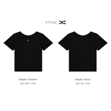 HEART STRING KNIT TOP_BLACK