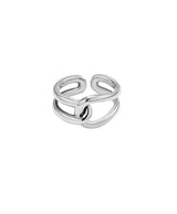 [925 silver] Cinq.silver.50 / ナブルリング