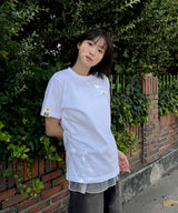 Circle to Clover, Basic Logo Short Sleeve Tee_(WHITE)