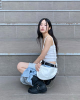 First q bag white