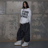 HYPNOTIZE EYELET HOODIE (WHITE) F25ZB012
