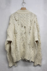 Crashed Knit Pullover