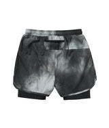 ゼロシェル タイダイ 2イン1 パンツ (Black)
