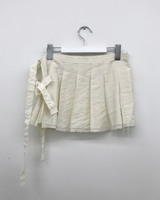 Dura Pleats Wrap Skirt (2color)