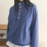 Eason Terry snap button anorak sweatshirt