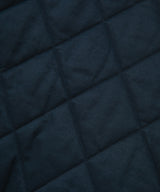 Women’s Collar Quilted Short Jacket Dark Navy