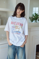 26SS★ Blue Anchor Short Sleeve Tee