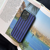 [Magsafe glass]ストライプケース(purple)