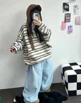 ボスサイズフリーススナップロングパンツ 🧸🩵🤍6カラー