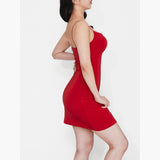 Phoebe Mini Dress Set in Cardinal Red