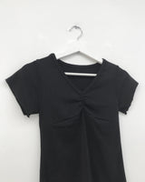 Serine shirring t-shirt (4color)