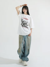 デジタルバンドハーフTシャツ