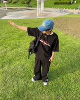 オックルオーバー半袖Tシャツ