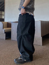 Over Denim Cargo Balloon Pants 2C