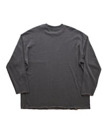 ヴィンテージ P. ダイイングカットアウトボックスTシャツ (Charcoal)