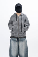 Voda Water Printing Zip-up