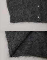 Jewel Mohair Knit Cardigan (2color)