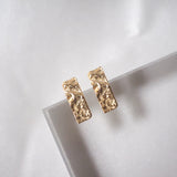 Ula Uneven Plate Earrings