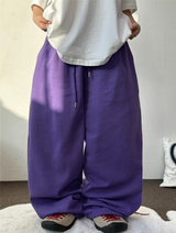 VIVID COLORING🎀 WIDE ONR PINTUCK LONG PANTS 💘💜🖤🩶💚7COLOR