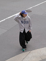NOB パッチコットンフーディ ジップアップ NOB