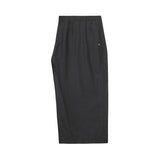 [ULKIN] Asymmetric Stripe Maxi Skirt_Charcoal
