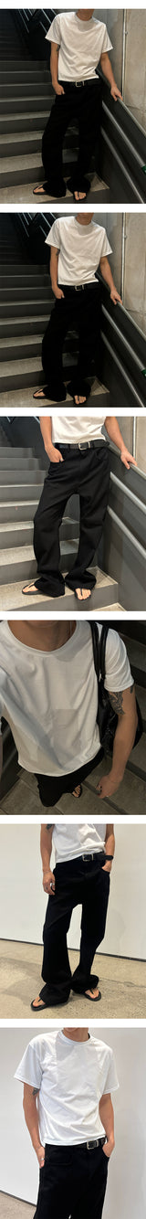 [S/S] Premium コットンクロップTシャツ(4color)