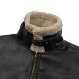 CHIVE LEATHER WAPEN MUSTANG JACKET (UNISEX)