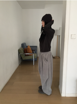 ボウバルーンフィットゴルジニットパンツ（3c）