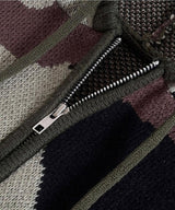 ASCLO Heavy Camo Knit Hood Zip Up