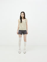 Anfora Lace Shorts Dark Gray