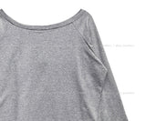 Rabbit Basic Cotton Off Shoulder Long Sleeve