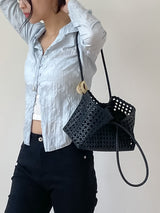 [Pouch SET] Rattan Weaving Shoulder Bag